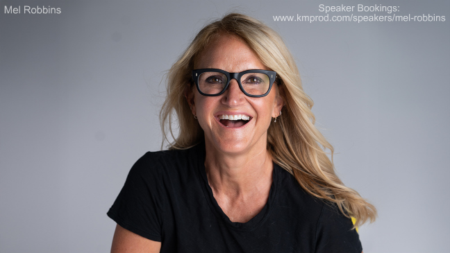 Number one Podcaster & Speaker Mel Robbins