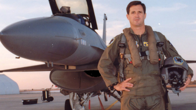 Former combat pilot & keynote speaker Anthony "AB" Bourke